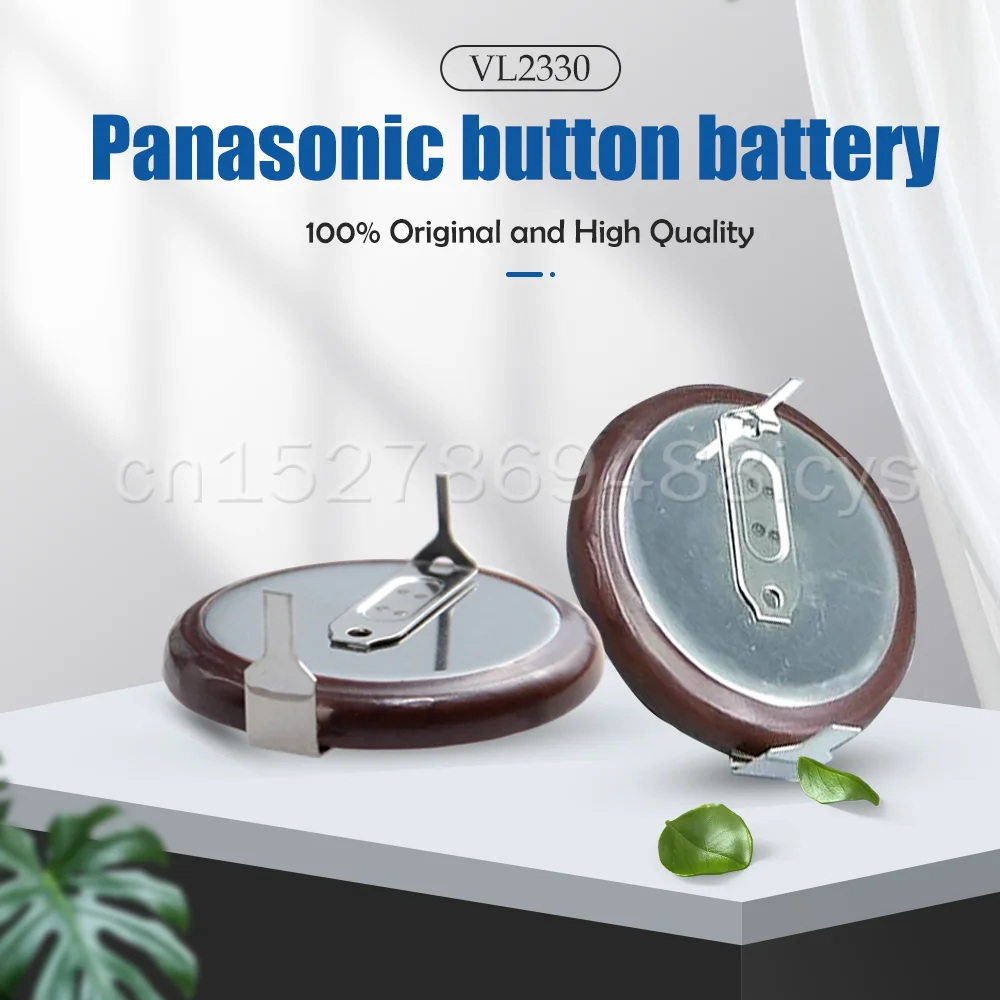 2 шт. 100% оригинальный Литиевый ПЕРЕЗАРЯЖАЕМЫЙ аккумулятор Panasonic VL2330 2330 3 в с