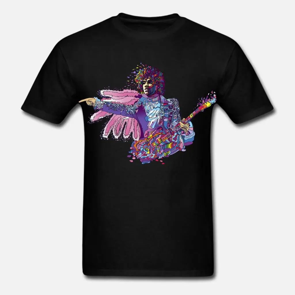 Крутая футболка с круглым вырезом короткая принца музыкальная легенда