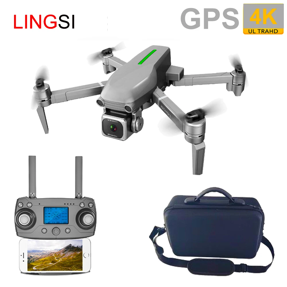 Оригинальный GPS 5 0G 1 км складной Дрон Arm FPV с 4K UHD камерой 3-осевой шарнирный