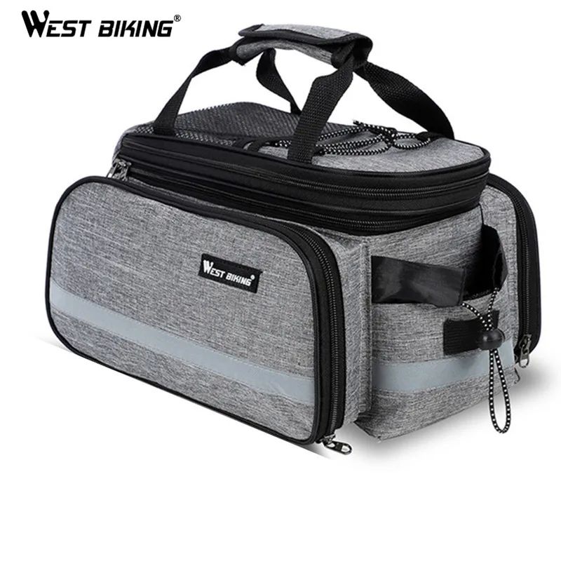 WEST BIKING Велосипедное водонепроницаемое сиденье Pannier пакет багаж велосипедная сумка 10-25л велосипедная сумка Pannier задняя стойка багажник сумка с дождевиком