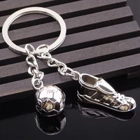 unique football shoes football silver keychain keychain fashion trinket gift