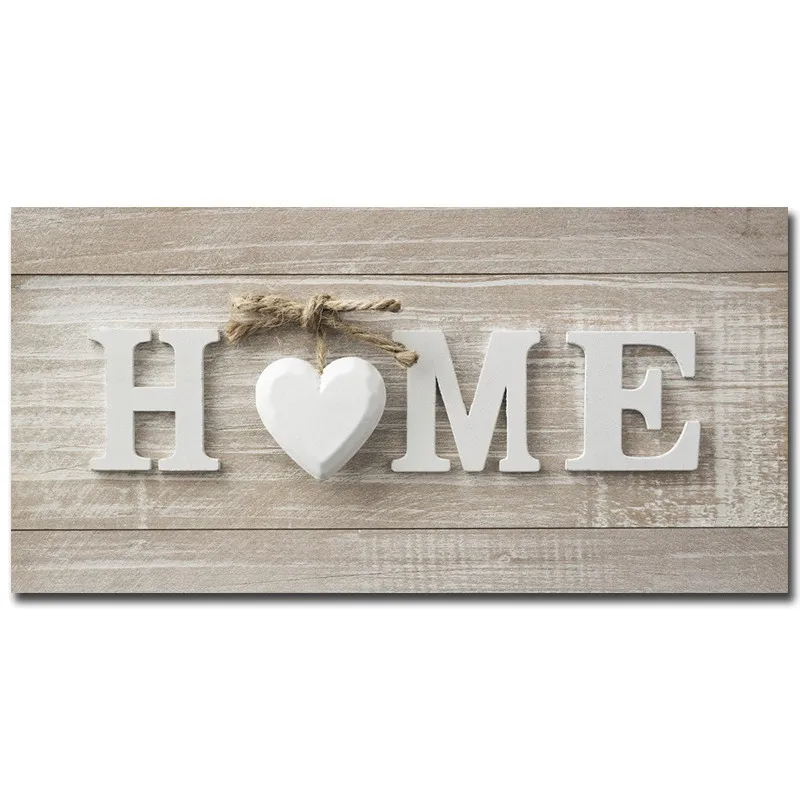 Современная домашняя настенная живопись с одной тумбочкой абстрактная любовь