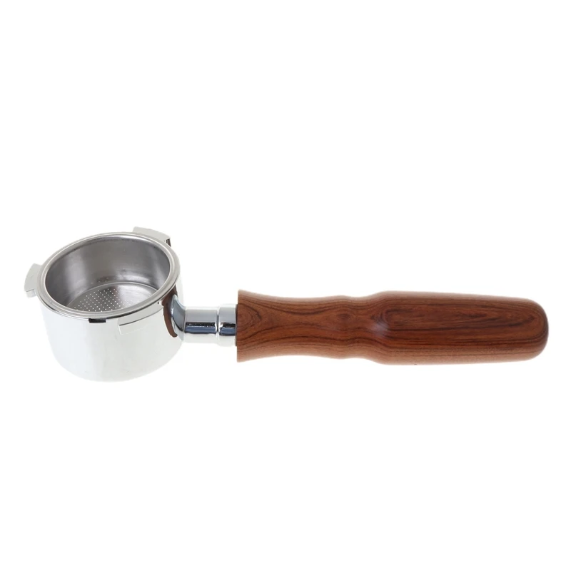 

Stainless Steel Espresso Coffee Machine Handle 51MM Bottomless Filter Holder Dropshipping