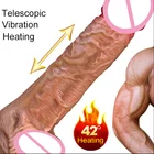 Секс-товары, реальный большой фаллоимитатор с подогревом, вибратор для женщин, Электрический вибратор, реальное всасывание пениса, фаллоимитатор, секс-игрушки, зарядка через USB