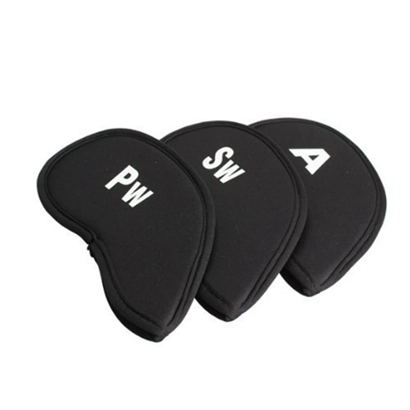 10Pcs Golf Club Head Covers Iron Putter Protective Cover Headcover Set Outdoor Sports Accessories | Спорт и развлечения