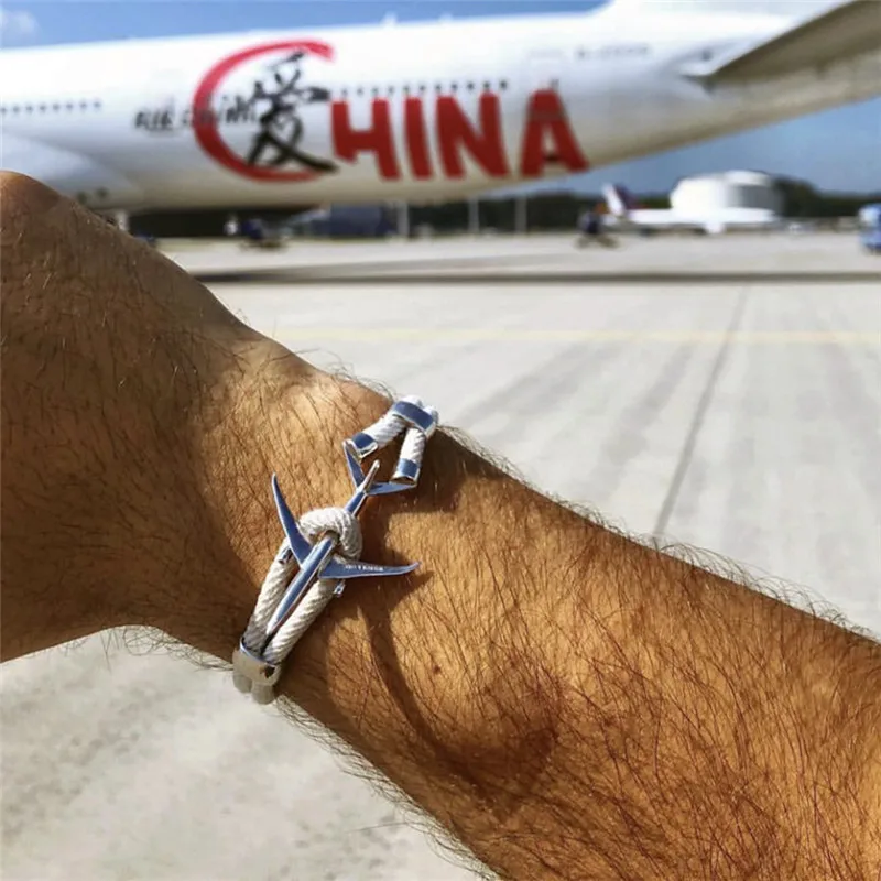 Браслет мужской винтажный многослойный из нержавеющей стали