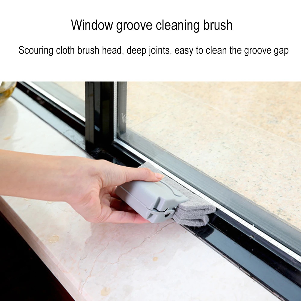 Window Cleaner Sponge Wiper Door Gap Venetian Blind Cleaner Hand Microfiber Window Washer Brush For Cleaning Blinds Grooves