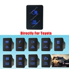 Синие светодиодные Сменные Противотуманные фары 12 В, 3 А для Toyota 2015 Hilux Prado 150 200 Landcruiser GUN HiAce RAV4NEW