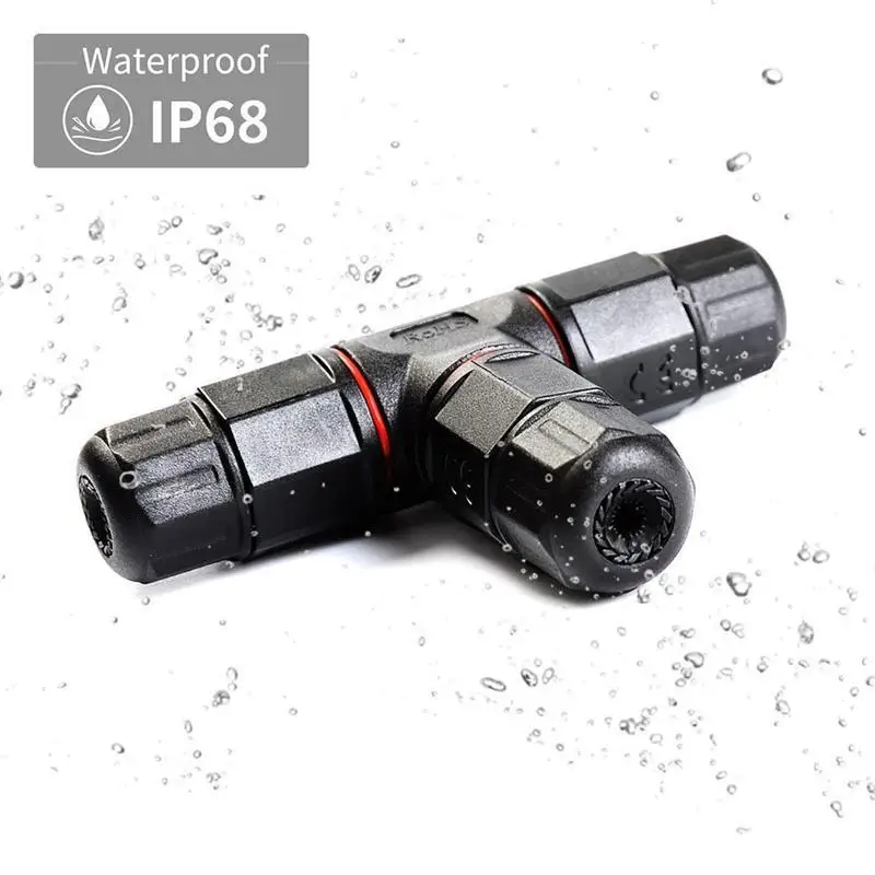 3 способа распределительная прямые соединительных коробов IP68 Водонепроницаемый