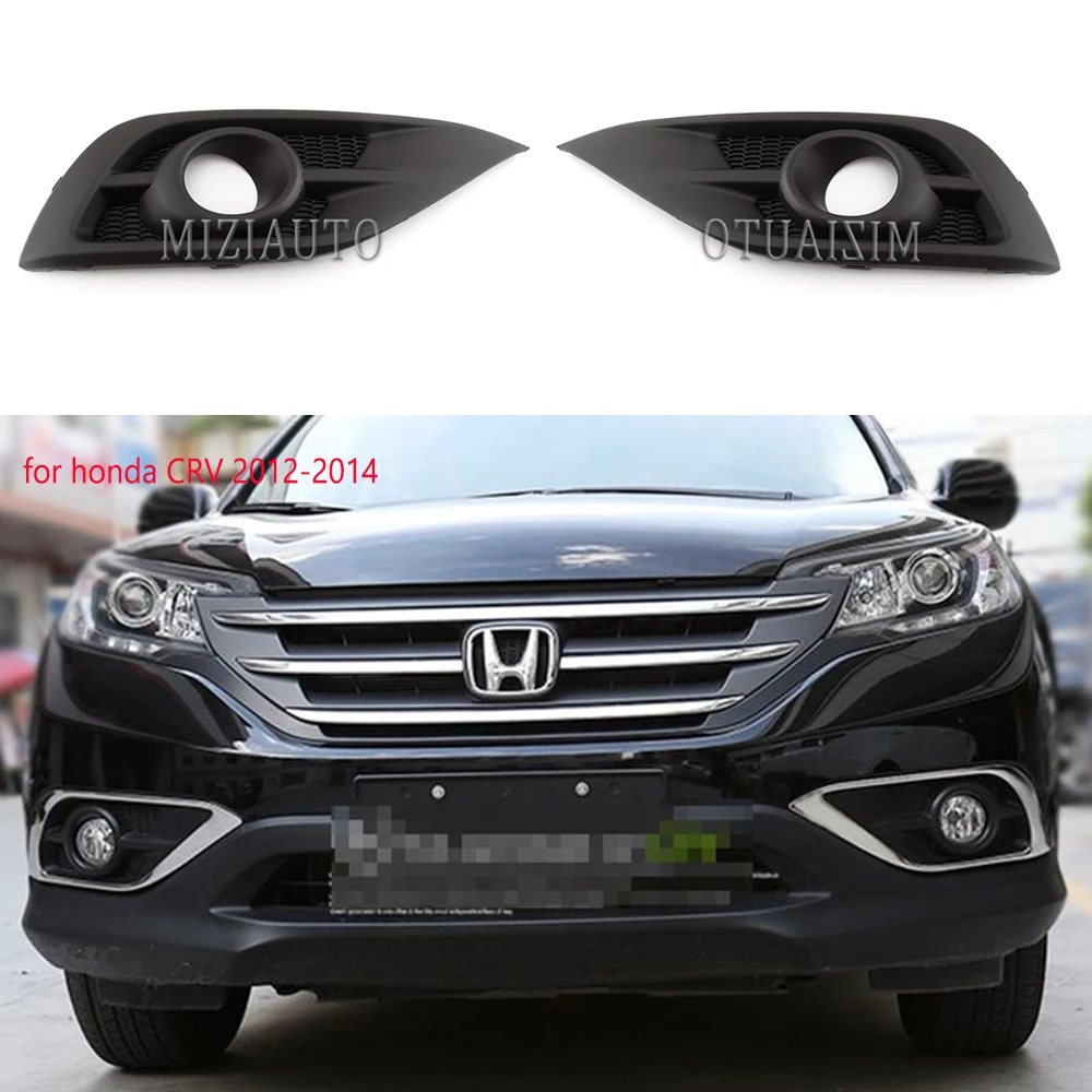 Передний бампер туман светильник крышка для Honda CR-V CRV 2 4 2012 2013 2014 RM1 RM2 RM3 RM4 Отделка