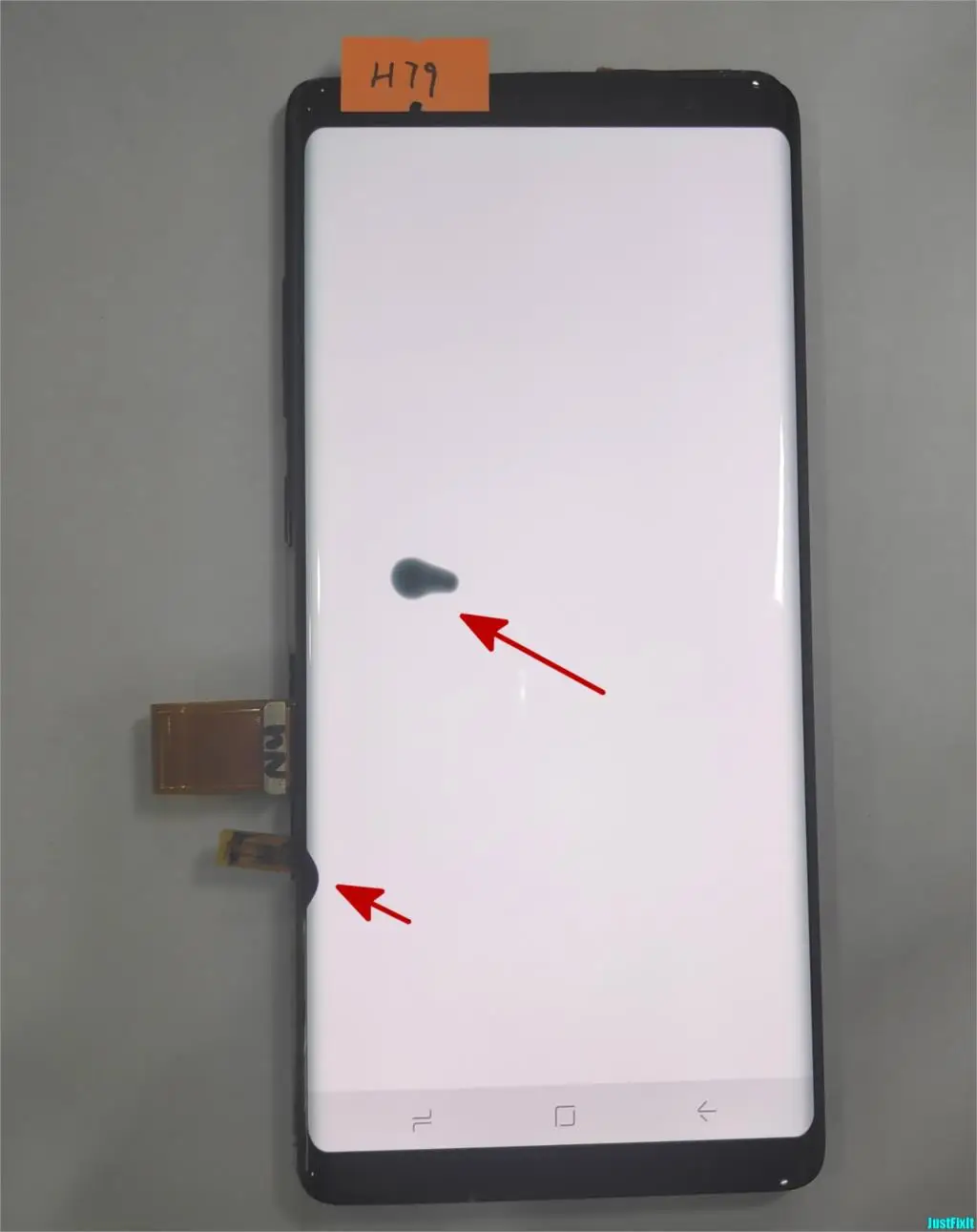 H79 Для samsung Galaxy Note 8 N9500 N950FD N950U дефект ЖК-дисплей кодирующий преобразователь сенсорного экрана в сборе 6," Super Amoled - Цвет: H79