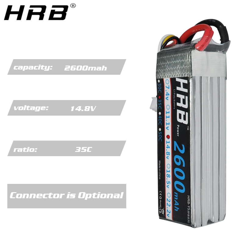 Аккумулятор HRB Lipo 2600 мАч T Dean 2S 3S 7 4 V 35C XT60 разъем 11 1 14 8 18 5 22 2 для самолета вертолета