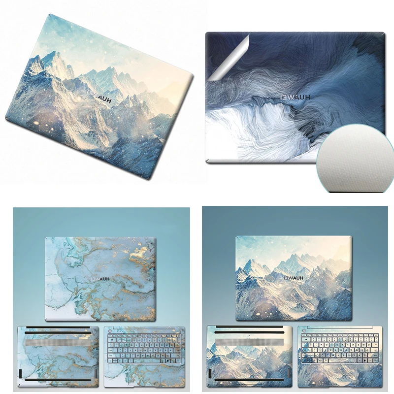 Matte Colorful Marble Laptop sticker skin 13/14/15/16 inch for Huawei Matebook D 14 15 Matebook13 Magicbook Pro 16.1 X pro 13.9