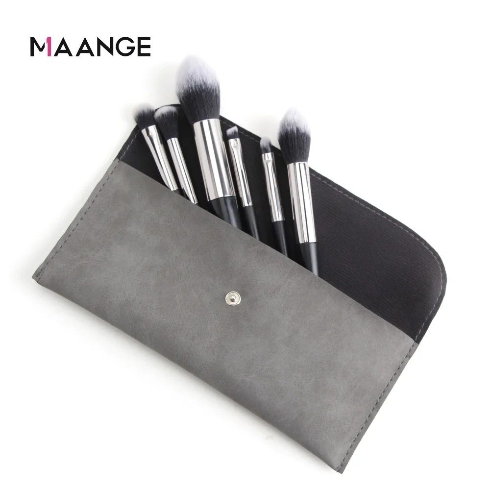Набор кистей для макияжа MAANGE Pro 5/6 шт. в чехле теней бровей румян пудры основы