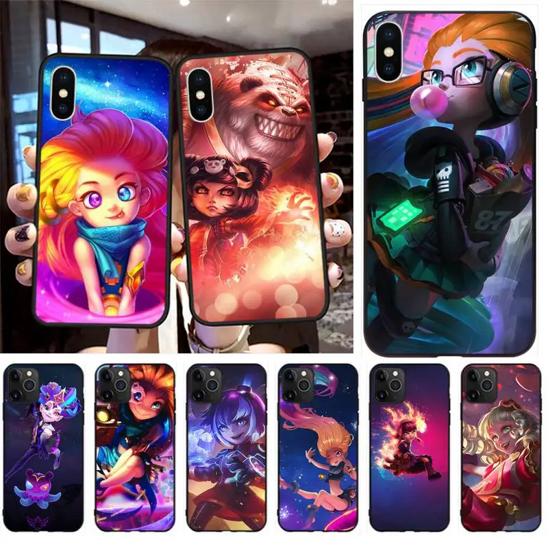 Роскошный дизайнерский чехол для телефона CUTEWANAN League of Legends Zoe Annie iPhone 11 pro XS MAX 8 7 6 6S