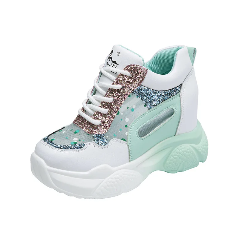 

Shoes Sneakers Superstar Casual Woman Platform Woman-shoes Tennis Female Fashion Thick Sole Roses Mesh Trainers 2021 Increased I