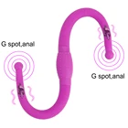 Фаллоимитатор на ремешке для лесбиянок, 12 Скоростей, вибраторы, гибкий Вагинальный Массажер с двойной головкой, точка G, анальная секс-игрушка для женщин, товары для взрослых