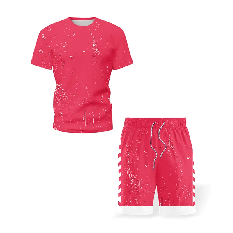 

Tracksuit for Men Summer Shorts Sets Short Sleeve T-Shirt and Shorts Sets Casual Clothing Mens Sports Wear Gym Men Sweat Suits