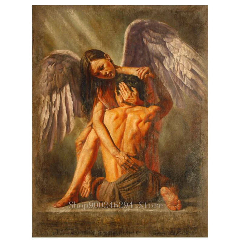 5D DIY diamond painting intimate lover angel embroidery full circle sales Diamond Mosaic 2020 latest ideas gift FF280 | Дом и сад