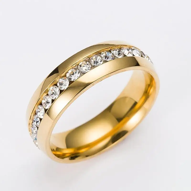 Новые роскошные стразы женские кольца высокое качество сплав золотые для женщин
