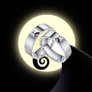 nightmare before christmas lovers rings jack and sally carnival party cosplay props jack skellington confession under moonlight free global shipping
