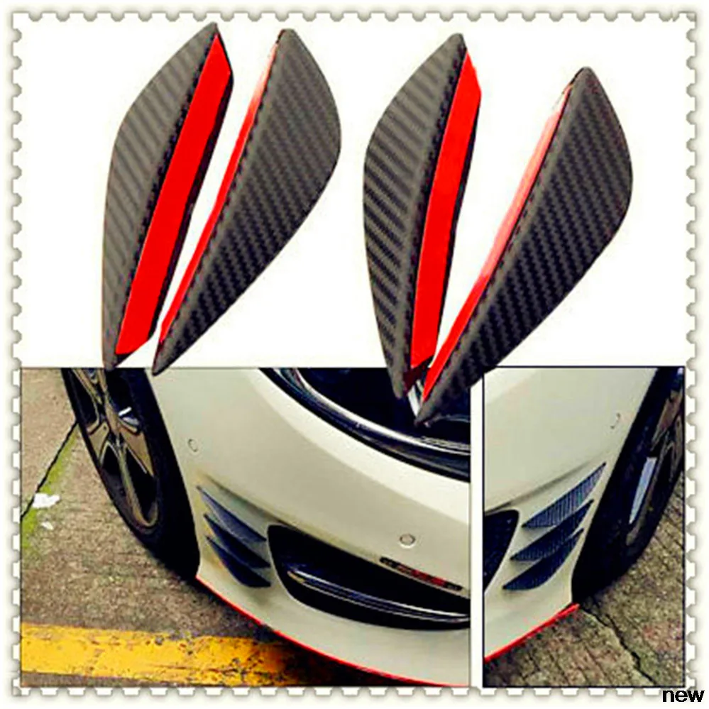 Авто передний бампер для губ плавник разветвитель спойлер Canard новый BMW E34 F10 F20 E92 E38