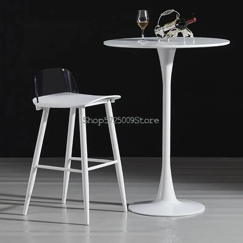 Скандинавские минималистичные барные стулья домашние дизайнерские прозрачные