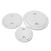 468 inch abs white round boat marine out deck plate inspection access hatch cover