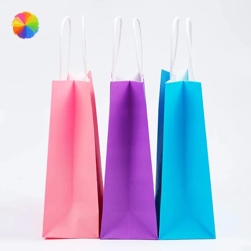 

20 шт., бумажные сумки для покупок