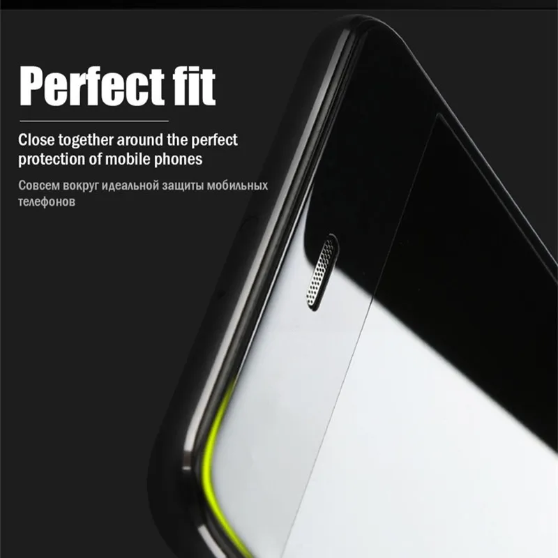 2 uds Protector de pantalla de pegamento completo para Vivo X30 vidrio templado Vivo X30 vidrio de cubierta completa para Vivo X30 9H 2.5D pel&iacute;cula de calidad suprema Wolfsay-2