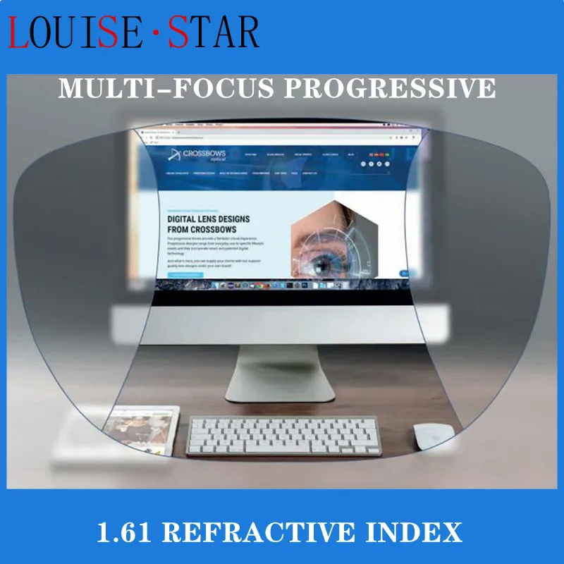 

Бренд LOUISE STAR, рецептурные линзы с индексом 1,61, ширококанальные прогрессивные линзы, свободная форма, многофокальные Асферические искусстве...