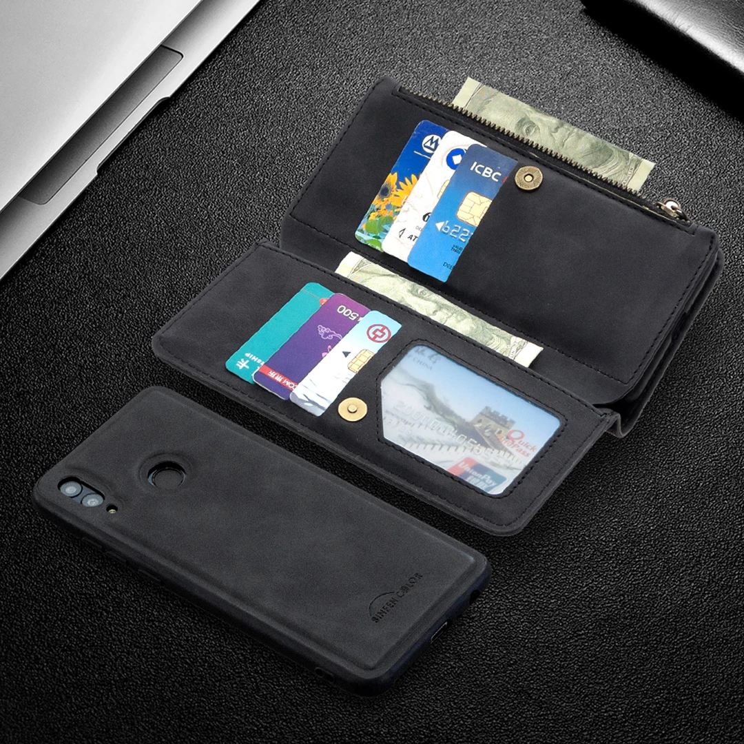 

Skin feel Leather Case For Xiaomi Redmi Note 9 Pro Max Note 8T 8 Note7 8A 7A K20 10X Note 9s Wallet Cover Magnetic Phone Cover