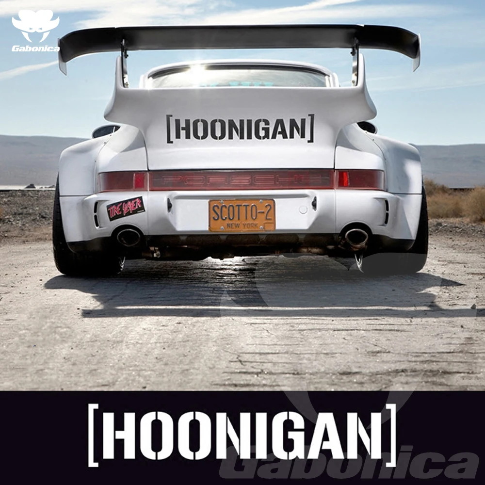 Car Stickers HOONIGAN Funny Motorcycles Reflective Decoration Custom Sticker Auto Body Decal Tuning Accessories | Автомобили и