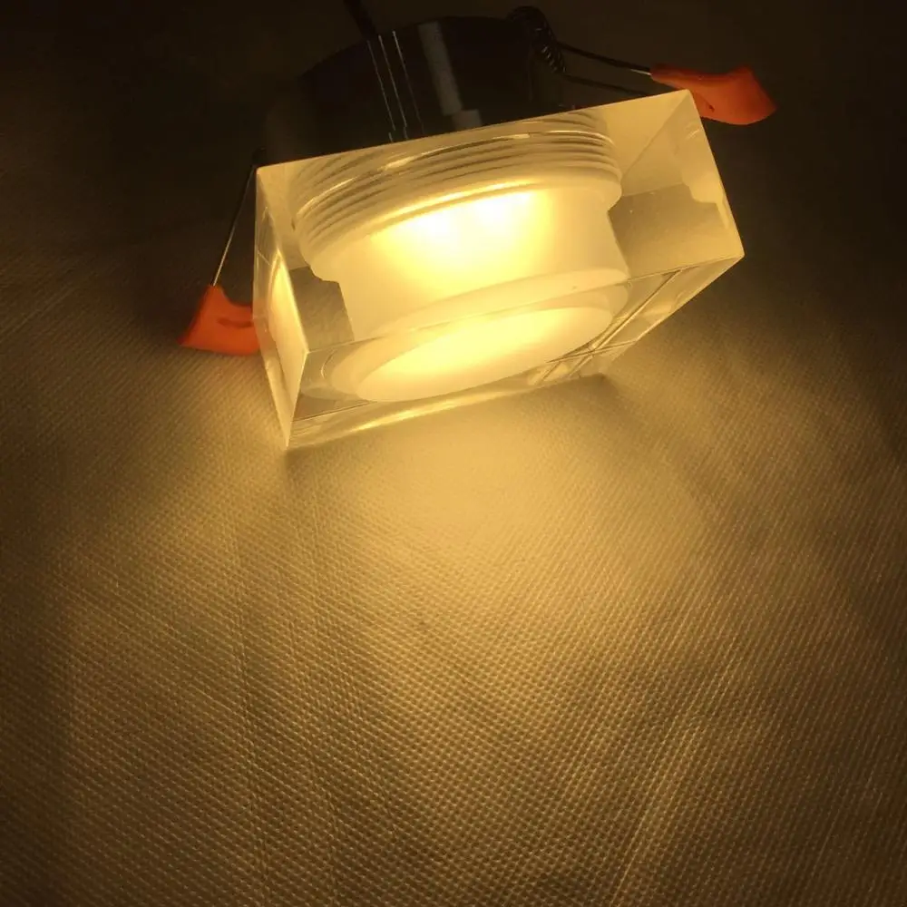 

mini led spot Спот Потолочный Acrylic Ceiling Lamp 4pcs New Led Spotlight 5w/7w For Square Down Light Acrylics Ceiling faretti l