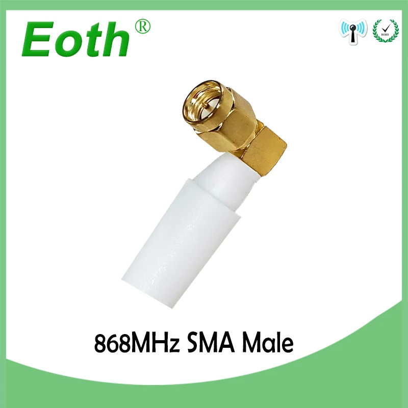 EOTH 5pcs 868mhz antenna 2~3dbi sma male 915mhz lora antene pbx iot module lorawan signal receiver antena high gain