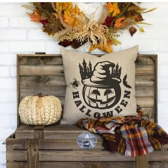 

Наволочка для диванной подушки на Хэллоуин, декоративная подушка для дивана на Хэллоуин