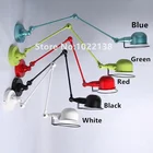 Настенная лампа RH, чердак e14, настенная лампа с механическим рычагом, французский светильник, регенерированный Выдвижной двойной винтажный складной стержень с переключателем