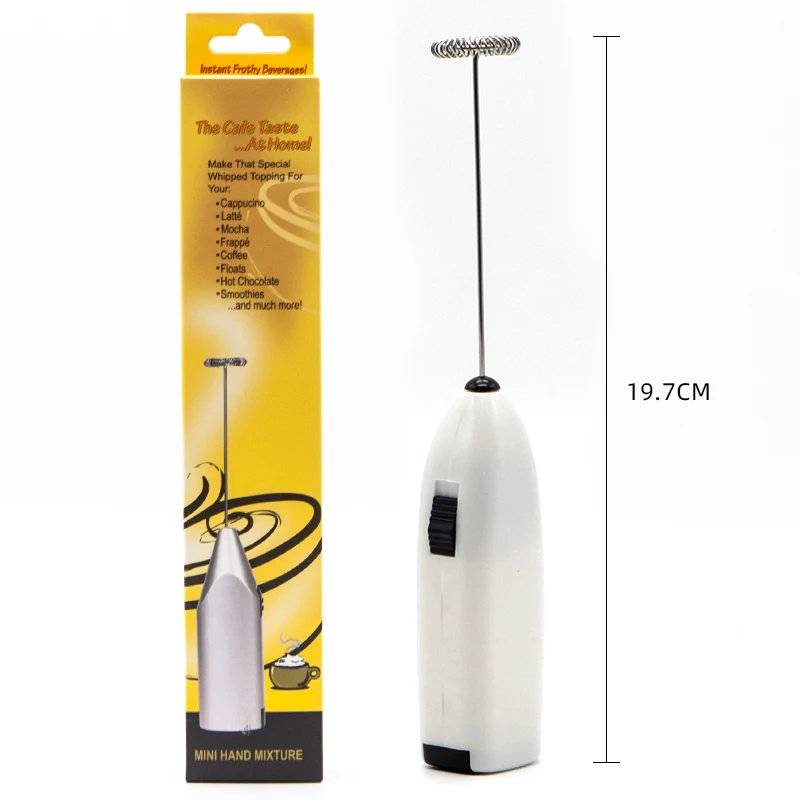 1 шт. Электрический миксер для кофе маркер пенообразователь мини яиц ручной