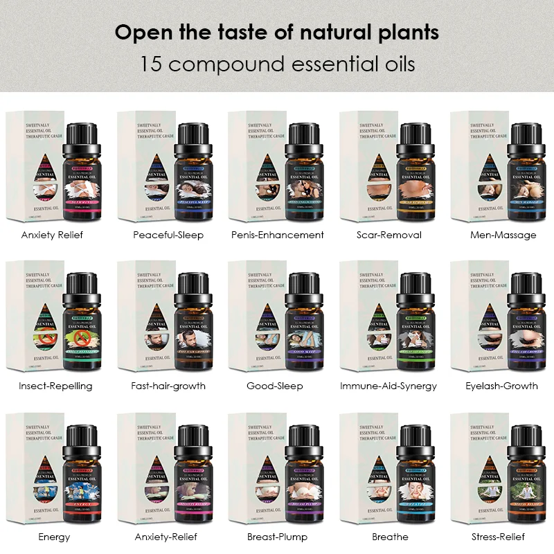 7 шт. ароматерапия Лаванда эфирное масло водорастворимый цветок снятие стресса