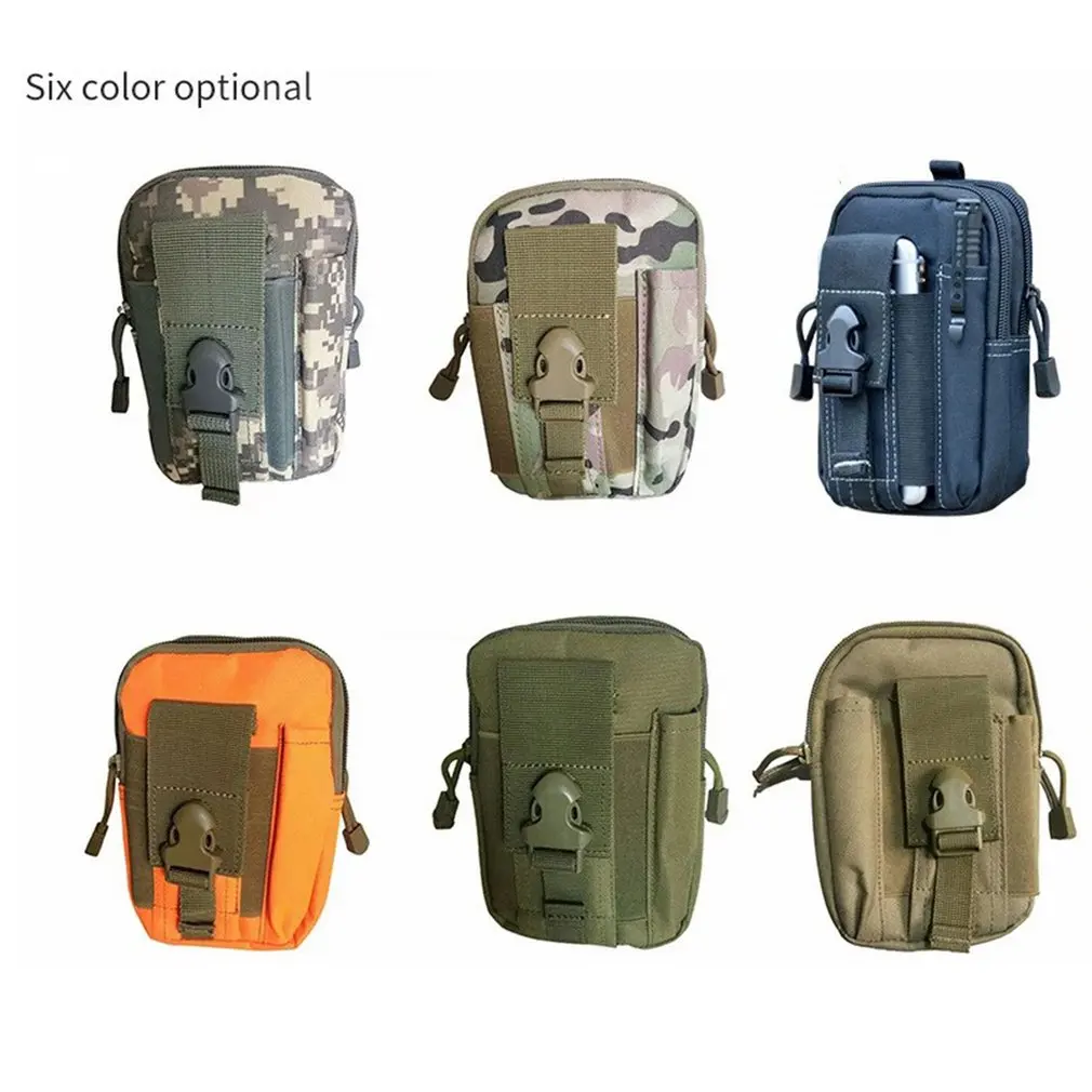 

Waist Pack Men's Casual Bag Travel Purse Waterproof Belt Zipper Tactical Outdoor Sport Fanny Multifunction Pack Phone Pocket