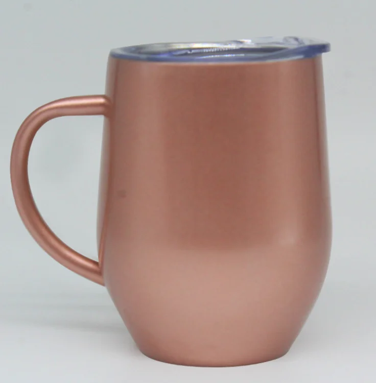 Рождество 12oz глоток с ручкой для вина пивная бутылка воды кружка термос тепловой