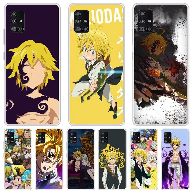 Чехол Meliodas для телефона с графическим рисунком Samsung Galaxy S9 S10 Plus S10E S20FE A71 A51 A21S