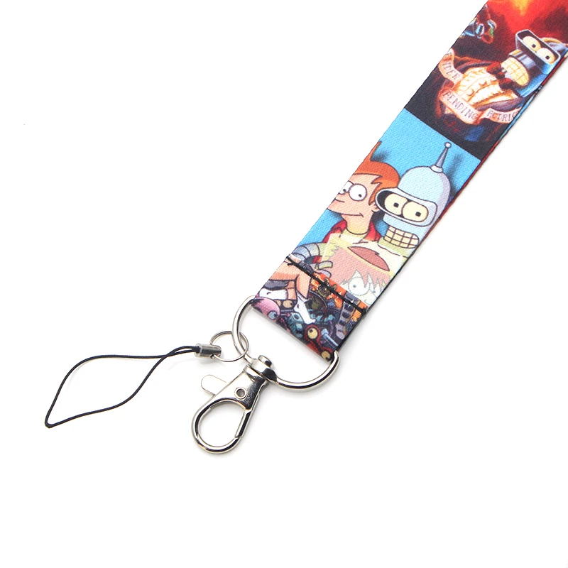 PC129 Futurama бейдж со шнурком ID Lanyards/Мобильный телефон Веревка/ключ нашейные ремешки Ремешки