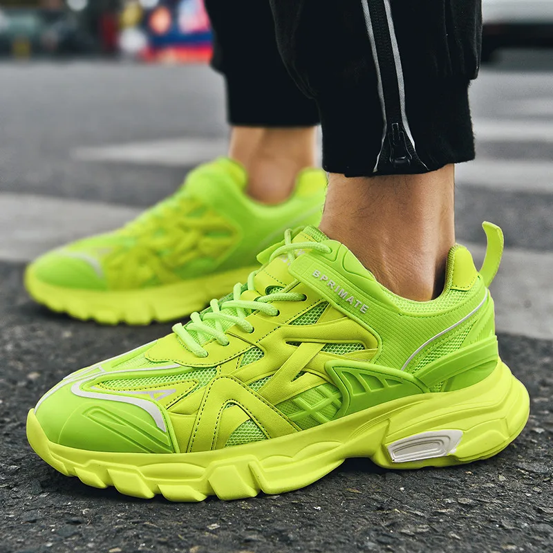 

New Model All-match Dad Shoes Korean Version Fashion Casual Running Sneakers Low Top Men's Shoes Brand Comfortable Couple Shoes