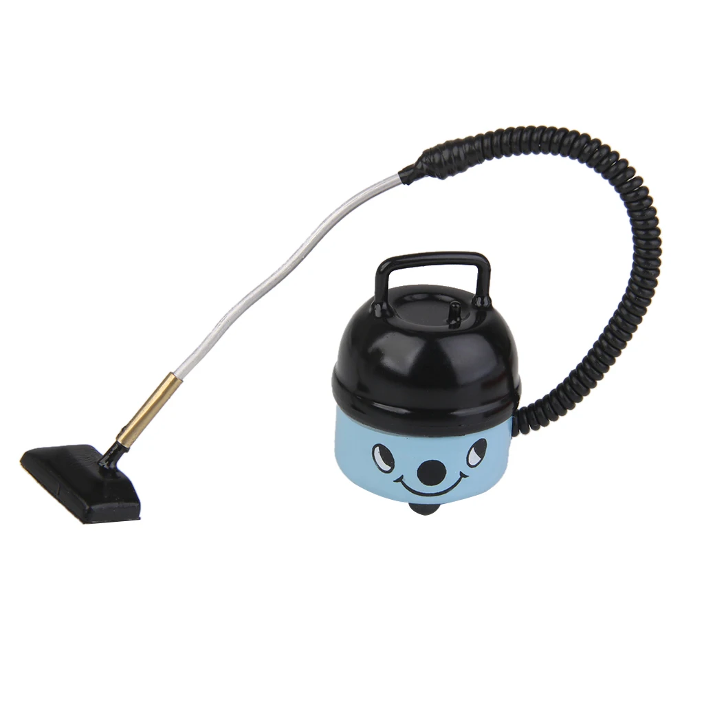 Новый пластиковый миниатюрный милый пылесос для кукольного домика 1/12