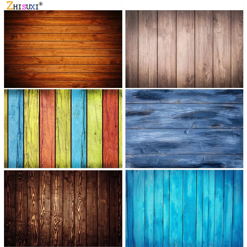 

Vinyl Retro Wooden Floor Children Baby Portrait Photography Backdrops For Photo Studio Background Props 21129 XTMB-02
