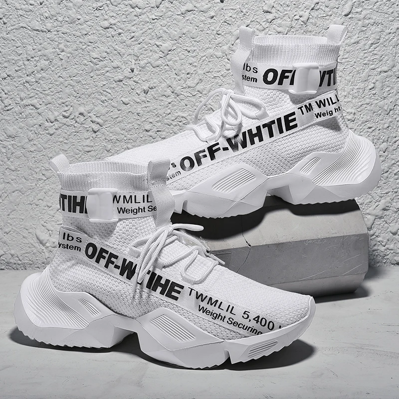 NIKEZI/высокие большие размеры 39 47 противоскользящие модные уличные на высоком