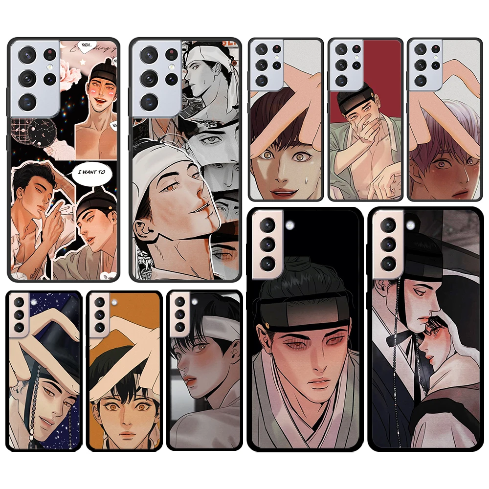 

Cartoon Boy Anime for Samsung Galaxy S21 S20 FE Ultra Plus S10 S9 S8 S7 S6 Edge 5G Silicone Black Soft Phone Case