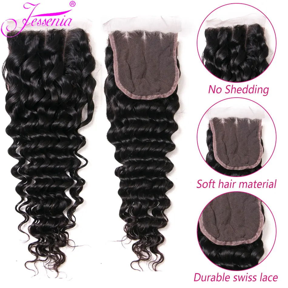 Пряди из натуральных волос с застежкой 4 шт./лот | Шиньоны и парики