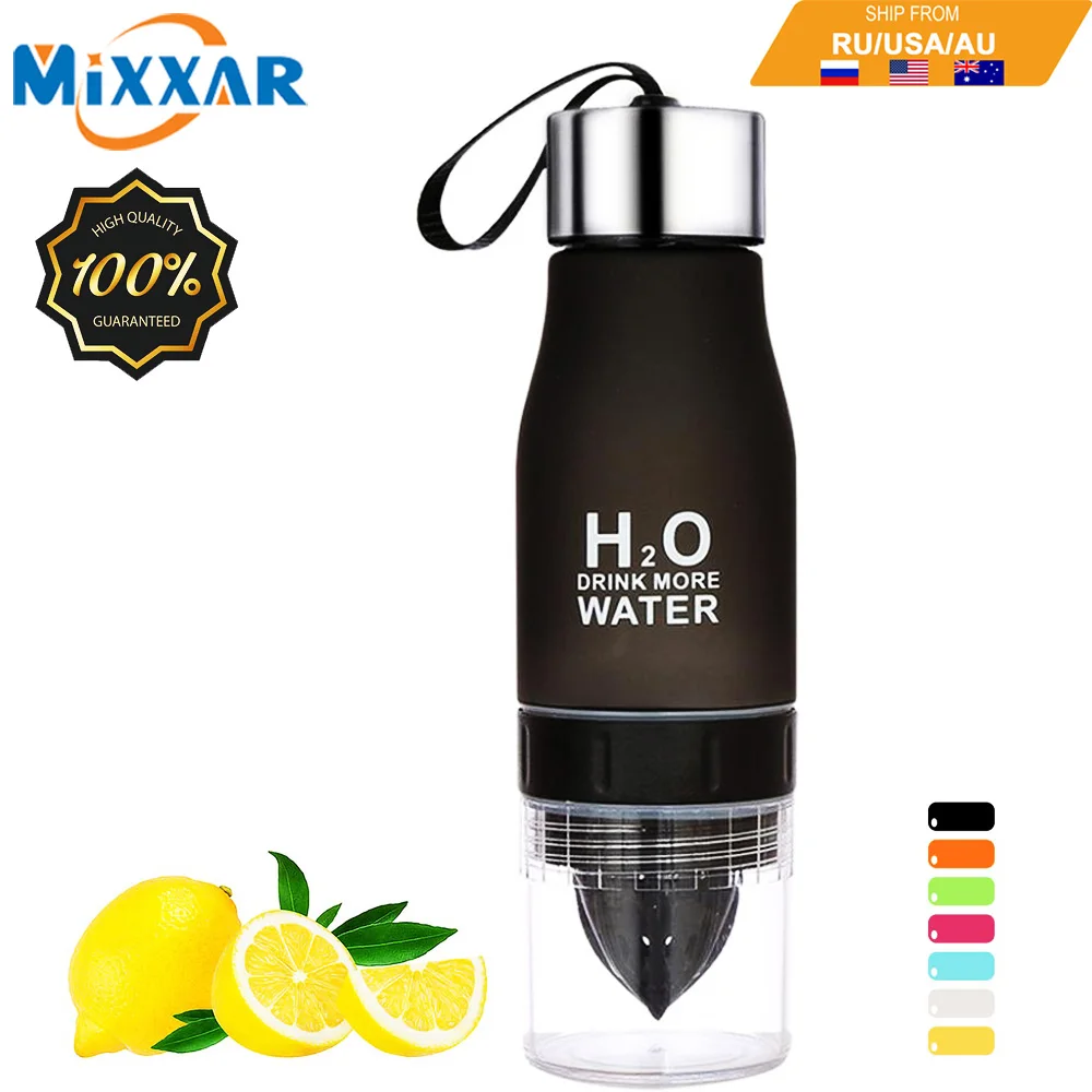 Прямая поставка 650 мл Легкая бутылка для лимона спорт на открытом воздухе